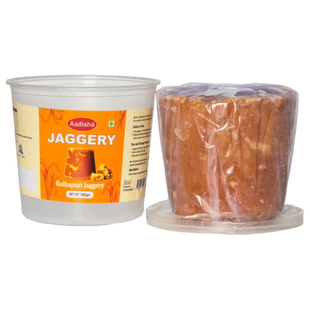 Aadisha Jaggery Block 450g | Chemical-Free, Unrefined, Iron-Rich Natural Sweetener, Preservative-Free, Traditional Stirred Gud | Nutrient-Rich, Authentic Taste - Image 4